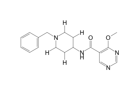 N-(1-benzyl-4-piperidyl)-4-methoxy-5-pyrimidinecarboxamide
