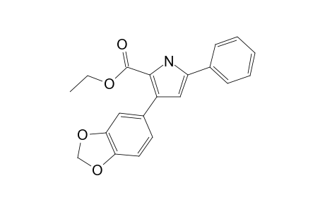 Ethyl 3-(3,4-methylenedioxyphenyl)-5-phenyl-1H-pyrrole-2-carboxylate