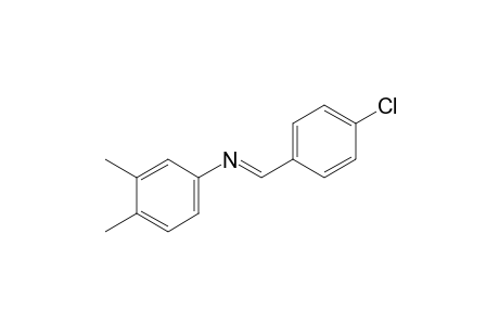 N-(p-chlorobenzylidene)-3,4-xylidine