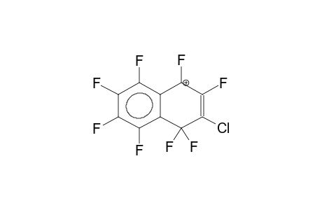 2-CHLOROPERFLUORO-1-NAPHTHALENONIUM ION