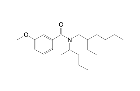 Benzamide, 3-methoxy-N-(2-pentyl)-N-(2-ethylhexyl)-