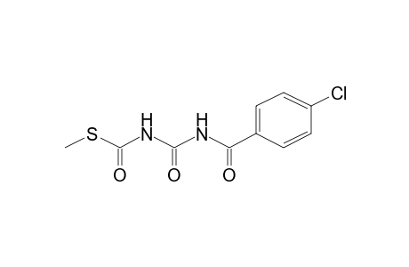 S-Methyl [(4-chlorobenzoyl)amino]carbonylthiocarbamate