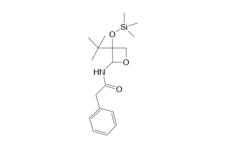 N-{3-[3'-(1'',1''-Dimethylethyl)-3'-[(trimethylsilyl)oxy]oxetan-2'-yl}phenylacetamidee