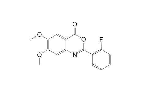 2-(2-fluorophenyl)-6,7-dimethoxy-4H-3,1-benzoxazin-4-one