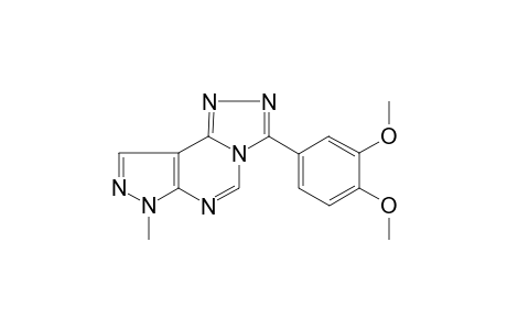 3-(3,4-Dimethoxy-phenyl)-7-methyl-7H-pyrazolo[4,3-e][1,2,4]triazolo[4,3-c]pyrimidine