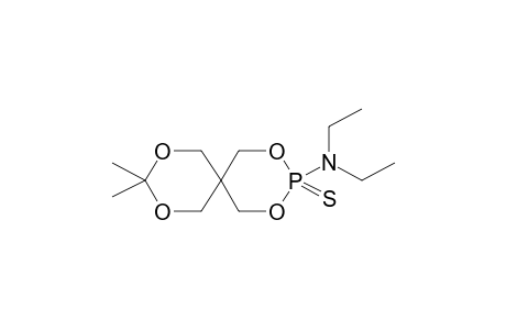 3-DIETHYLAMINO-3-THIONO-9,9-DIMETHYL-2,4,8,10-TETRAOXA-3-PHOSPHASPIRO[5.5]UNDECANE