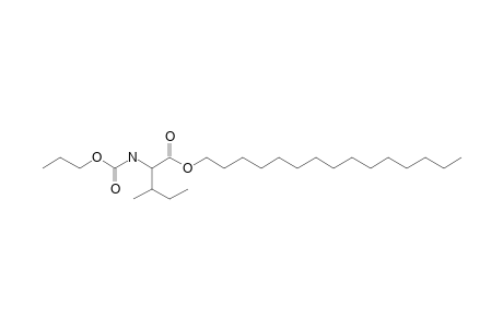 L-Isoleucine, N-propoxycarbonyl-, pentadecyl ester