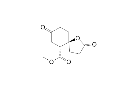 6-Carbomethoxy-trans-1-oxaspiro[4.5]decan-2,8-dione