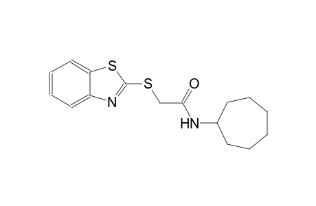 2-(1,3-benzothiazol-2-ylsulfanyl)-N-cycloheptylacetamide