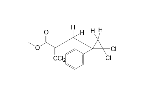 3,3-dichloro-2-[(2,2-dichloro-1-phenylcyclopropyl)methyl]acrylic acid, methyl ester