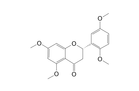 5,7,2',5'-TETRAMETHOXYFLAVANONE