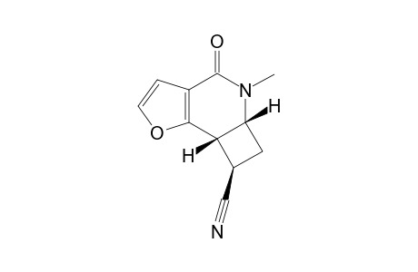 (1R*,2AS*,7BS*)-1-CYANO-3-METHYL-4-OXO-1,2,2A,3,4,7B-HEXAHYDROCYCLOBUTA-[G]-FURO-[3,2-C]-PYRIDINE