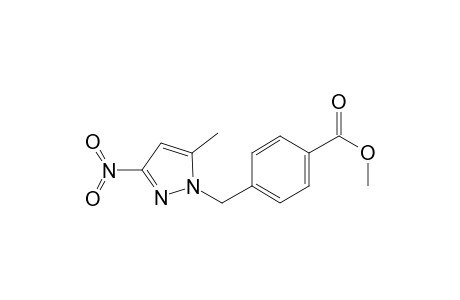 Benzoic acid, 4-(5-methyl-3-nitropyrazol-1-ylmethyl)-