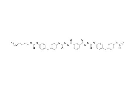 Poly(ether urethane hydrazide)