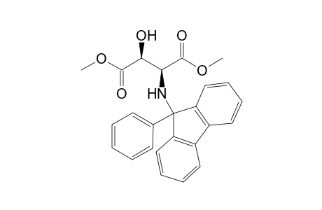 (2S,3S)-2-hydroxy-3-[(9-phenyl-9-fluorenyl)amino]butanedioic acid dimethyl ester