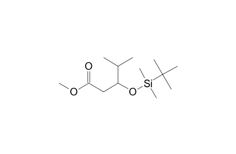 3-[tert-butyl(dimethyl)silyl]oxy-4-methyl-valeric acid methyl ester