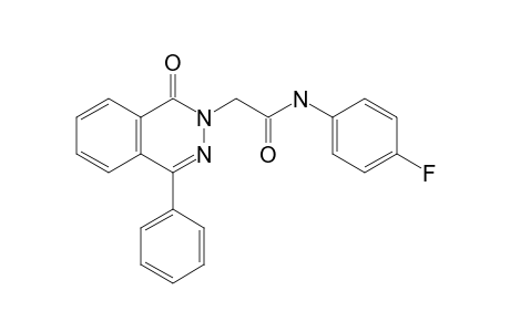 N-(4-fluorophenyl)-2-(1-oxo-4-phenylphthalazin-2(1H)-yl)acetamide