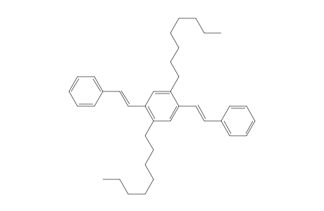 1,4-dioctyl-2,5-bis[(E)-2-phenylethenyl]benzene