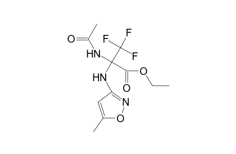 Ethyl 2-acetamido-3,3,3-trifluoro-2-[(5-methyl-3-isoxazolyl)amino]propionate