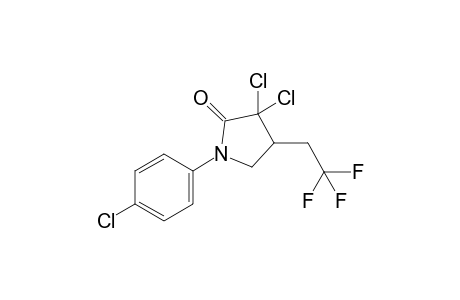 3,3-Dichloro-1-(4-chlorophenyl)-4-(2,2,2-trifluoroethyl)pyrrolidin-2-one