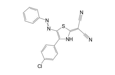 2-[4-(4-Chloro-phenyl)-5-phenylazo-3H-thiazol-2-ylidene]malononitrile