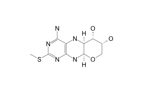 (3R,4S,4AS,10AR)-6-AMINO-3,4,4A,5,10,10A-HEXAHYDRO-8-(METHYLTHIO)-2H-PYRANO-[3,2-G]-PTERIDIN-3,4-DIOL