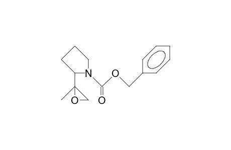 Benzyl (S)-2-(2(S)-methyl-oxiranyl)-1-pyrrolidinecarboxylate