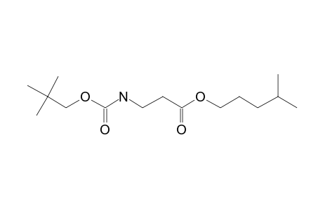 .beta.-Alanine, N-neopentyloxycarbonyl-, isohexyl ester