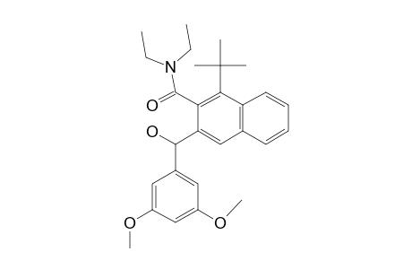 (P,R/M,S)-1-TERT.-BUTYL-3-((3,5-DIMETHOXYPHENYL)-HYDROXYMETHYL)-NAPHTHALENE-2-CARBOXYLIC-ACID-DIETHYLAMIDE