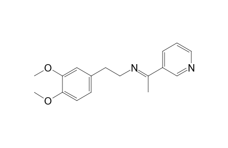 3,4-dimethoxy-N-[1-(3-pyridyl)ethylidene]phenethylamine