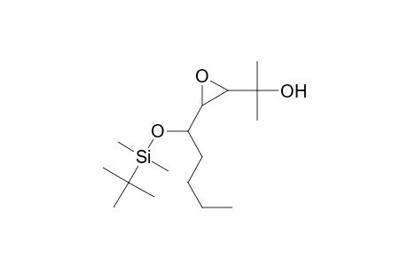 2-Oxiranemethanol, .alpha.,alpha.-dimethyl-3-[1-(t-butyldimethylsilyloxy)pentyl]-