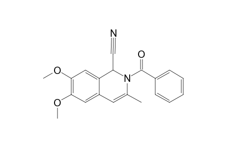 2-Benzoyl-6,7-dimethoxy-3-methyl-1,2-dihydroisoquinoline-1-carbonitrile