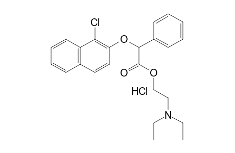 [(1-chloro-2-naphthyl)oxy]phenylacetic acid, 2-(diethylamino)ethyl ester, hydrochloride