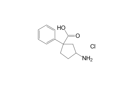 3-Amino-1-phenyl-cyclopentanecarboxylic acid, hydrochloride