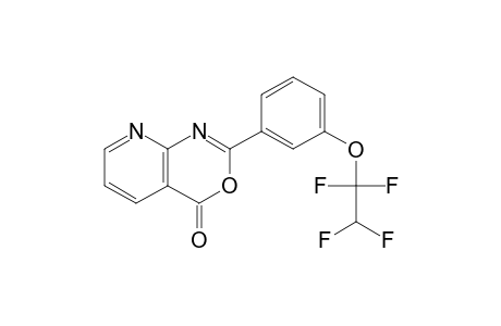 4H-Pyrido[2,3-d][1,3]oxazin-4-one, 2-[3-(1,1,2,2-tetrafluoroethoxy)phenyl]-