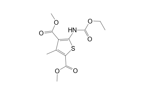 Dimethyl 5-[(ethoxycarbonyl)amino]-3-methyl-2,4-thiophenedicarboxylate