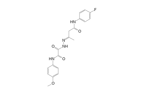 4'-Methoxyoxanilic acid N'-[2-(4-fluorophenylcarbamoyl)-1-methylethylidene]hydrazide