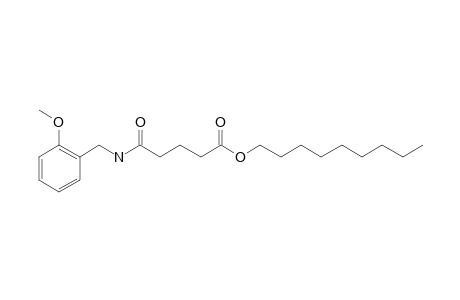 Glutaric acid, monoamide, N-(2-methoxybenzyl)-, nonyl ester