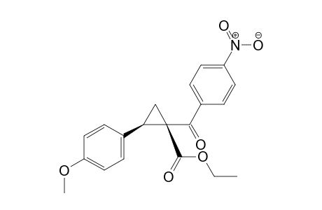 Ethyl (1R,2R)-2-(4-methoxyphenyl)-1-(4-nitrobenzoyl)cyclopropane-1-carboxylate