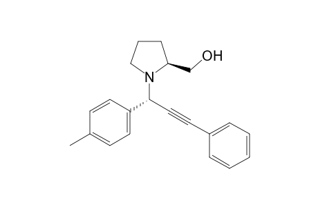 ((S)-1-((S)-3-phenyl-1-p-tolylprop-2-ynyl)pyrrolidin-2-yl)methanol