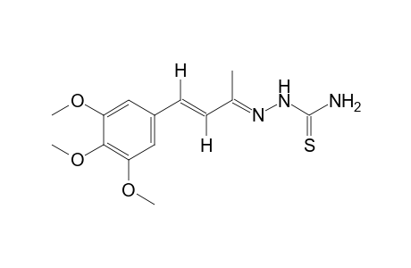 trans-4-(3,4,5-trimethoxyphenyl)-3-buten-2-one, thiosemicarbazone