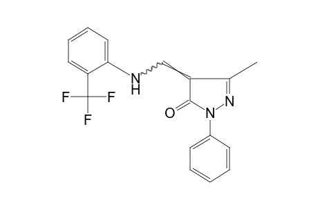 3-METHYL-1-PHENYL-4-[(alpha,alpha,alpha-TRIFLUORO-o-TOLUIDINO)METHYLENE]-2-PYRAZOLIN-5-ONE