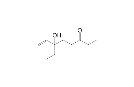 6-Ethyl-6-hydroxy-7-octen-3-one