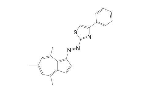 2-[(4,6,8-TRIMETHYLAZULEN-1-YL)-DIAZENYL]-4-PHENYL-1,3-THIAZOLE