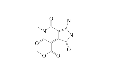 3-Amino-1,4,6-triketo-2,5-dimethyl-pyrrolo[3,4-C]pyridine-7-carboxylic acid methyl ester