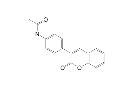 4'-(2-oxo-2H-1-benzopyran-3yl)acetanilide