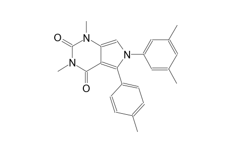 6-(3,5-dimethylphenyl)-1,3-dimethyl-5-(4-methylphenyl)-1H-pyrrolo[3,4-d]pyrimidine-2,4(3H,6H)-dione