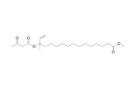 14-Methyl-14-(3-oxobutyryloxy)-hexadec-15-enoic acid, methyl ester