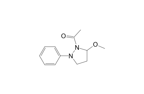1-ACETYL-2-PHENYL-5-METHOXYPYRAZOLIDINE