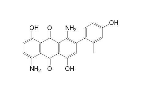 1,5-diamino-4,8-dihydroxy-2-(4-hydroxy-o-tolyl)anthraquinone